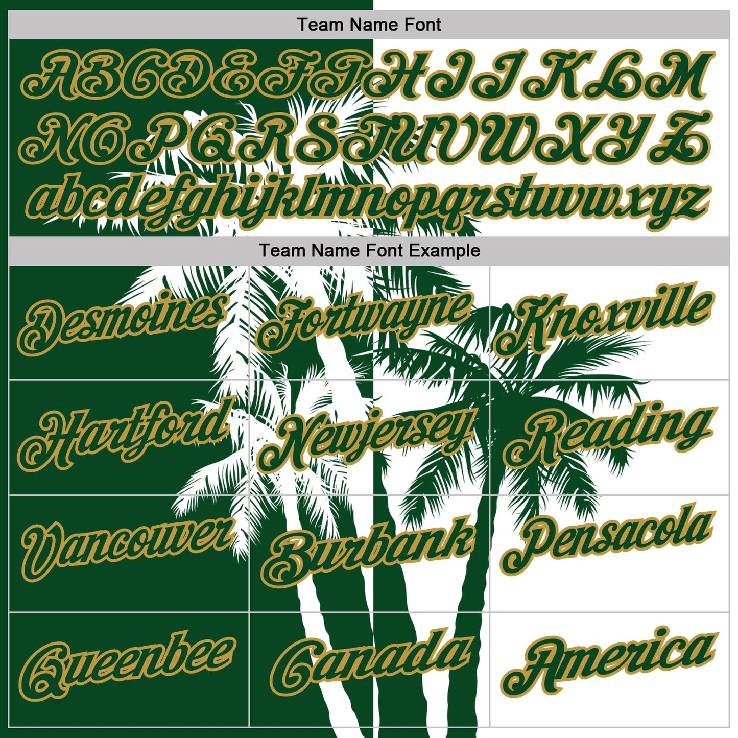 Custom White Green-Old Gold Hawaii Tropical Coastal Palm Trees Performance Polo Shirt