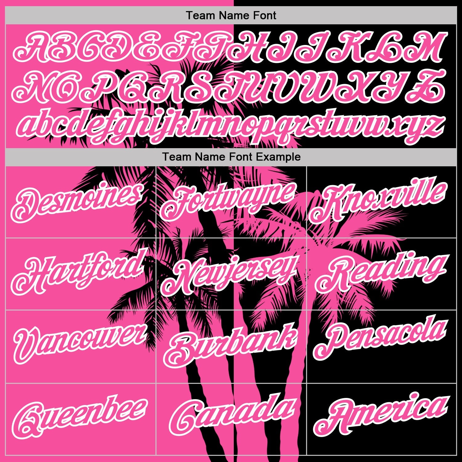 Custom Black Pink-White Hawaii Tropical Coastal Palm Trees Performance Polo Shirt