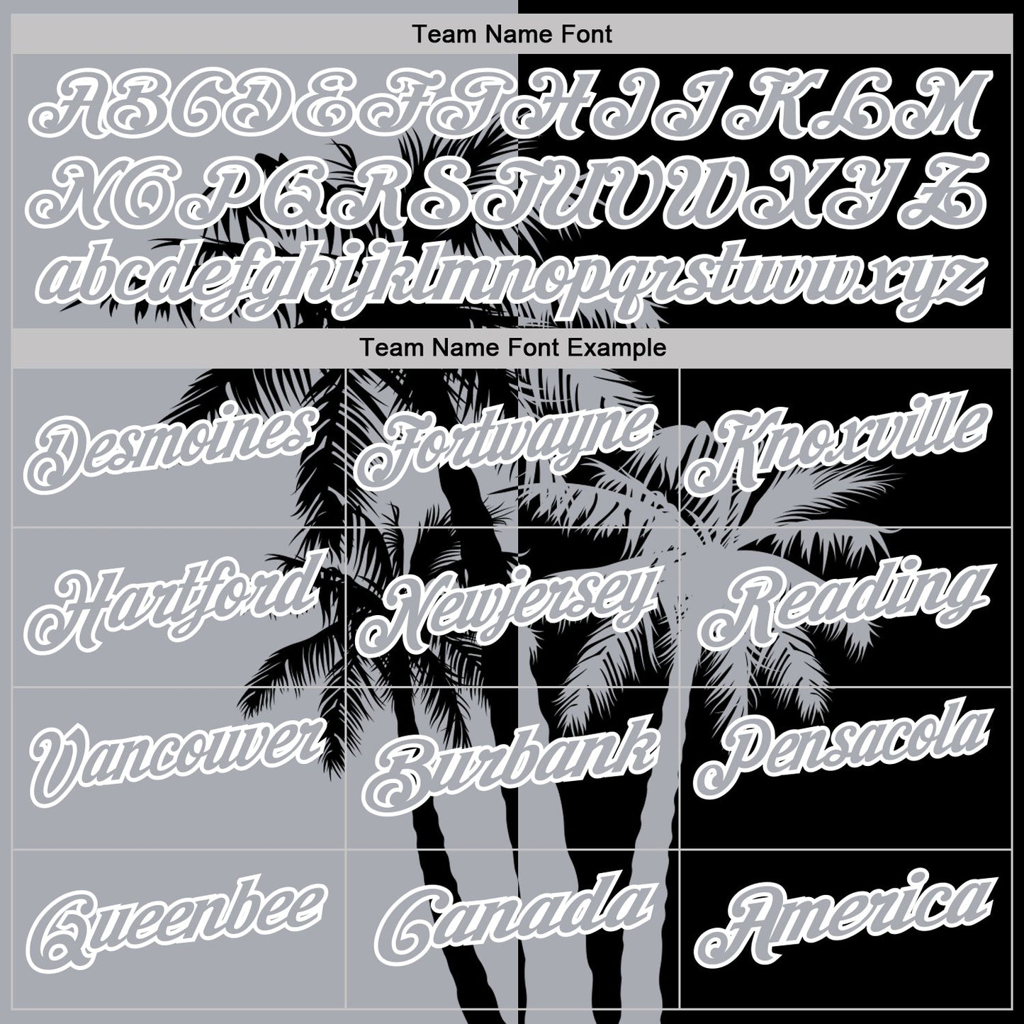 Custom Black Gray-White Hawaii Tropical Coastal Palm Trees Performance Polo Shirt