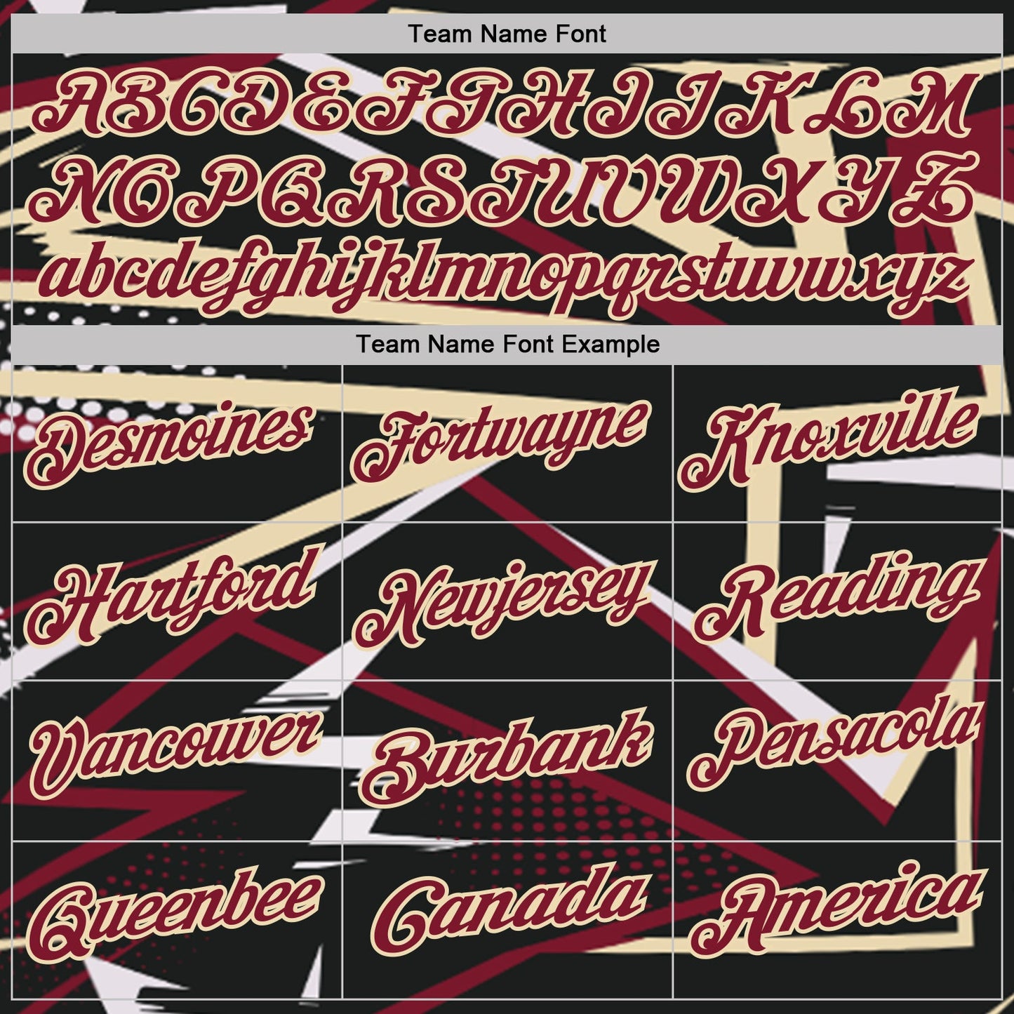 Custom Black Crimson-Cream Dynamic Geometric Shard Performance Polo Shirt