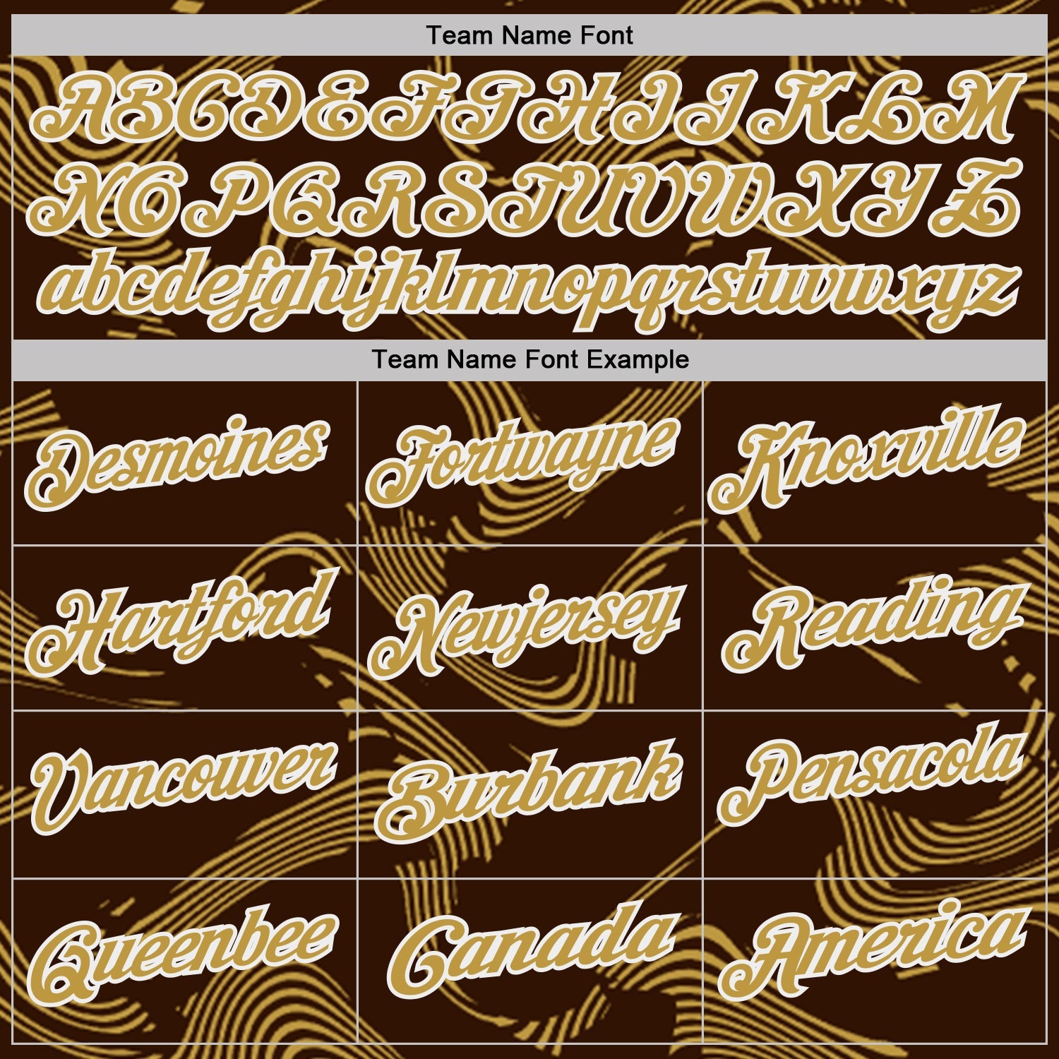 Custom Brown Old Gold-White 3D Pattern Abstract Fluid Swirl Line Performance Polo Shirt