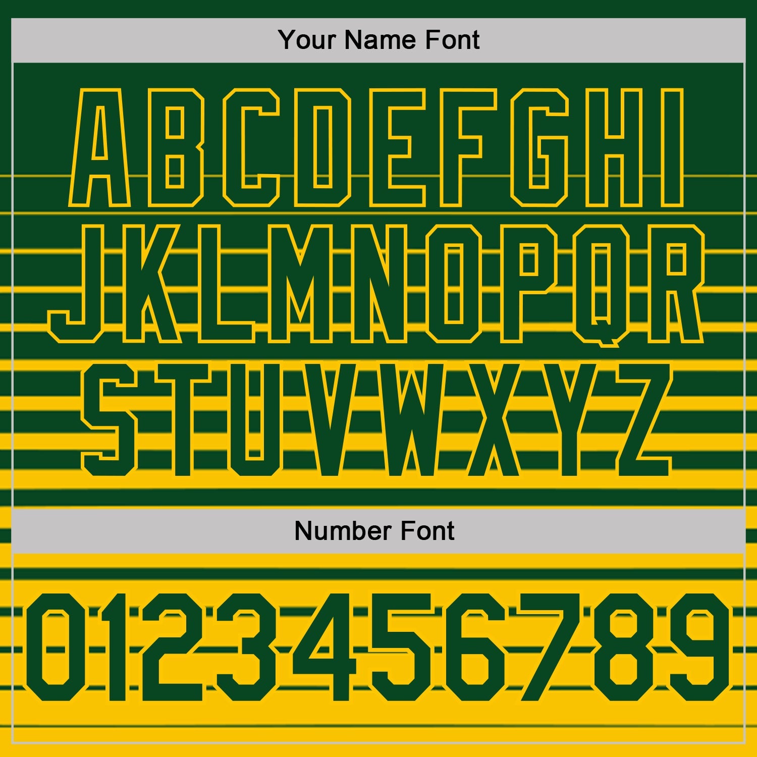 Custom Green-Yellow Horizontal Gradient Stripe Performance Polo Shirt