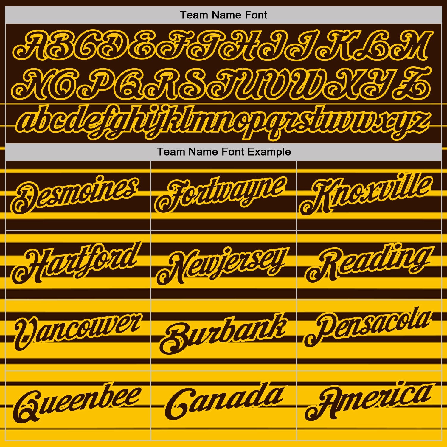 Custom Brown-Yellow Horizontal Gradient Stripe Performance Polo Shirt
