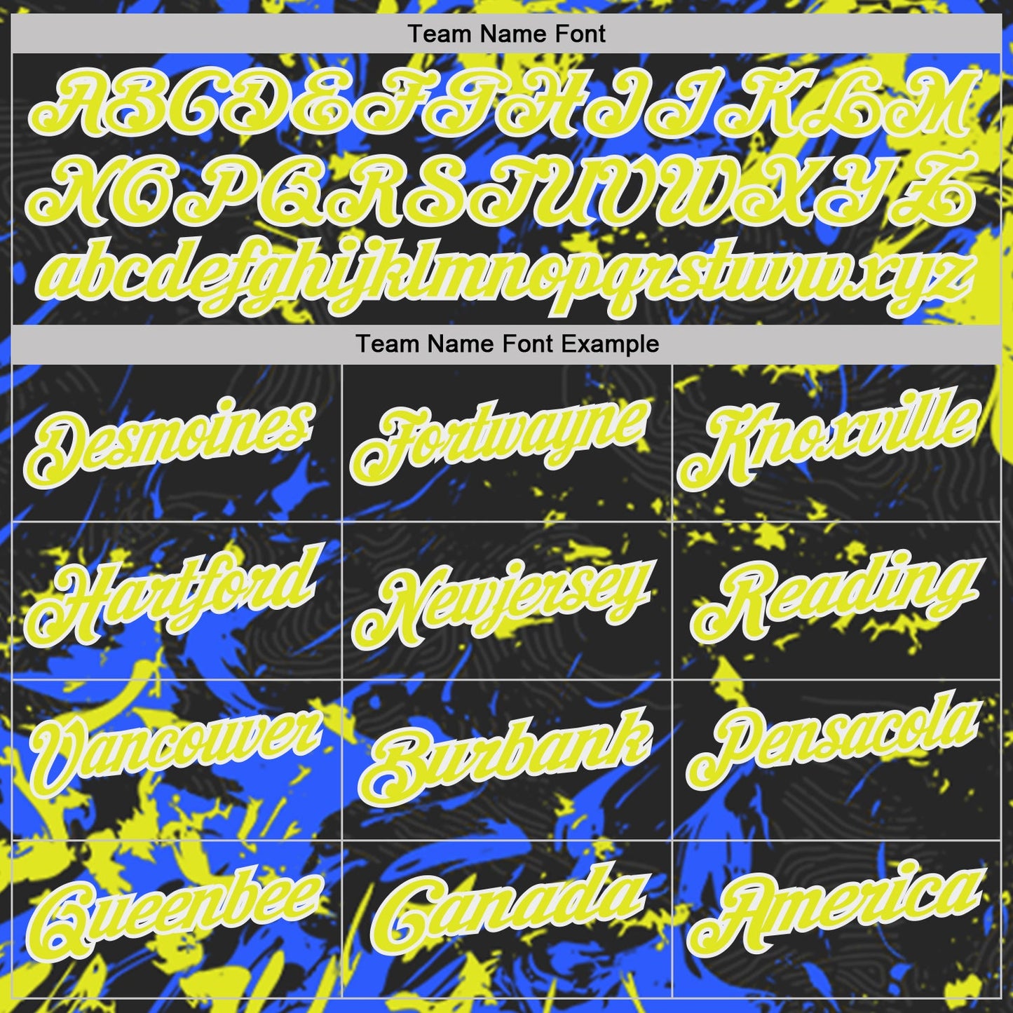 Custom Black Neon Yellow Royal-White Dynamic Splatter Brush Stroke Performance Polo Shirt