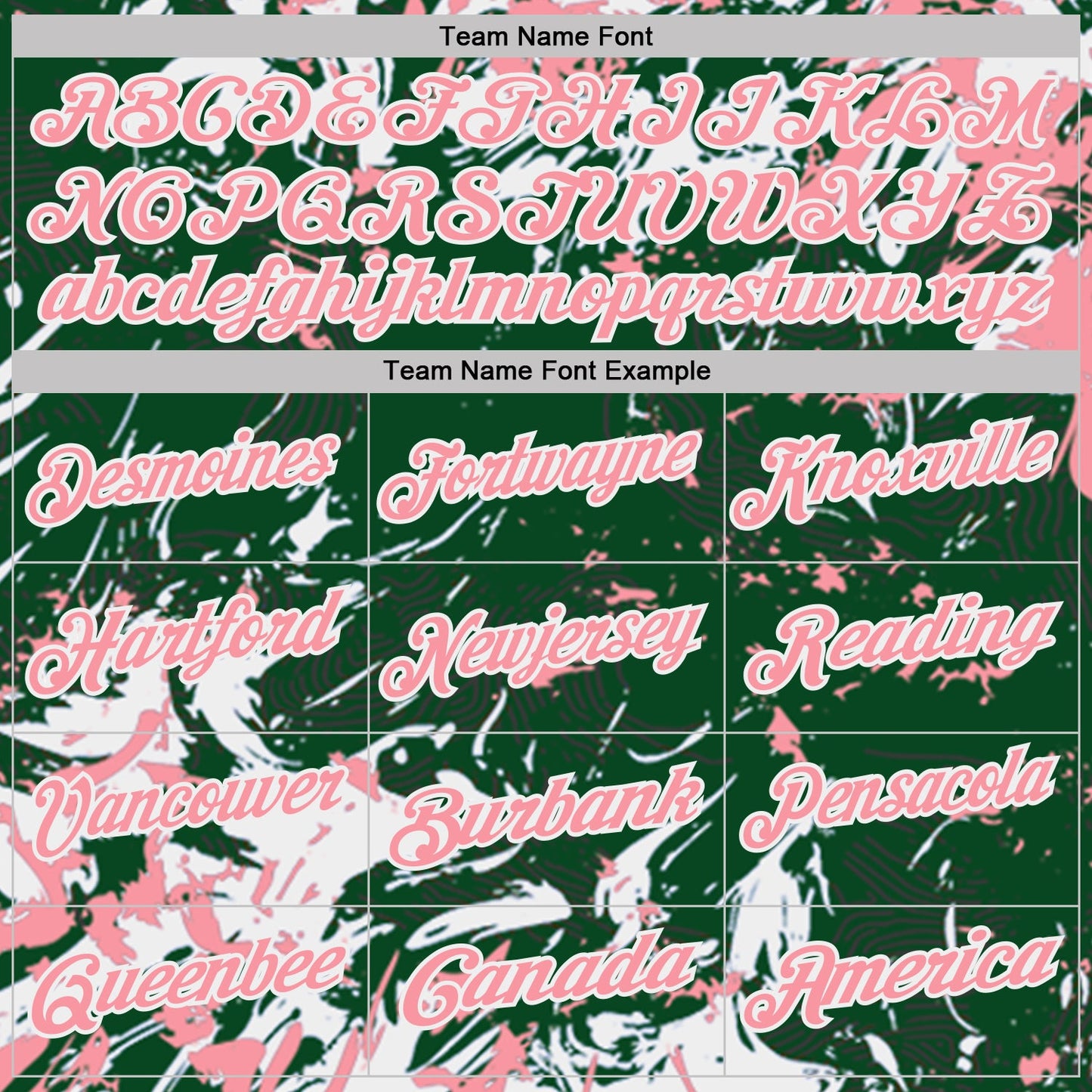 Custom Green Medium Pink-White Dynamic Splatter Brush Stroke Performance Polo Shirt