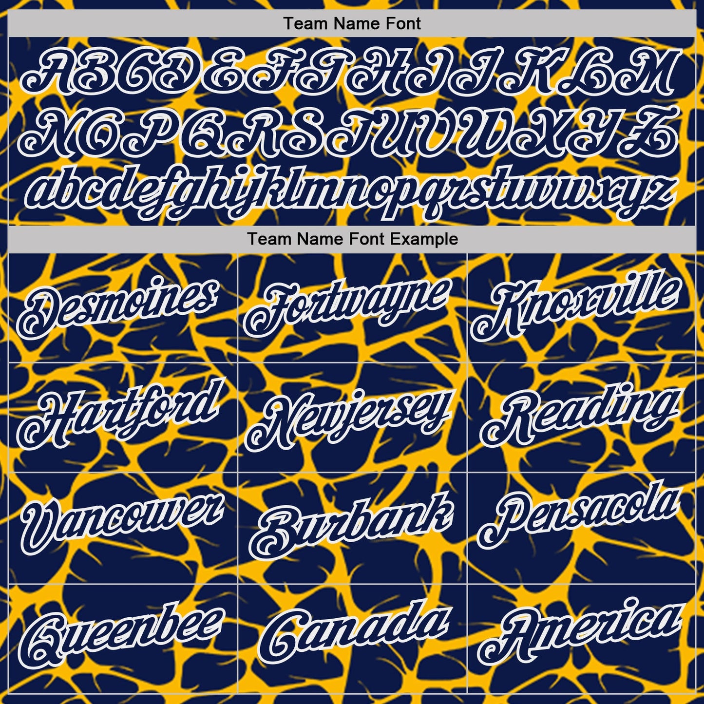 Custom Navy Gold-White 3D Pattern Abstract Network Crackle Performance Polo Shirt
