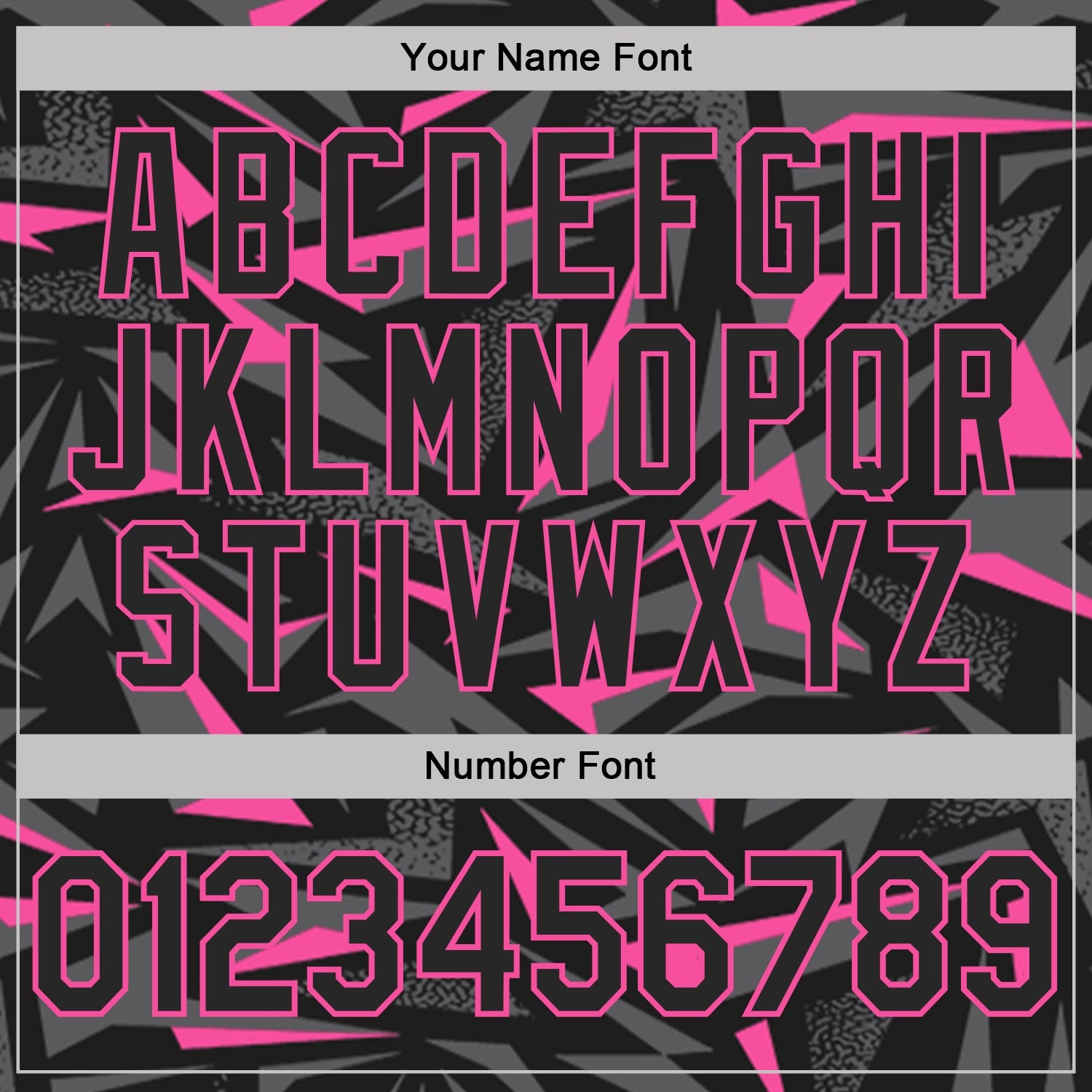Custom Black Steel Gray-Pink Cyber Mecha E-sport Geometric Shards Spike Performance Polo Shirt