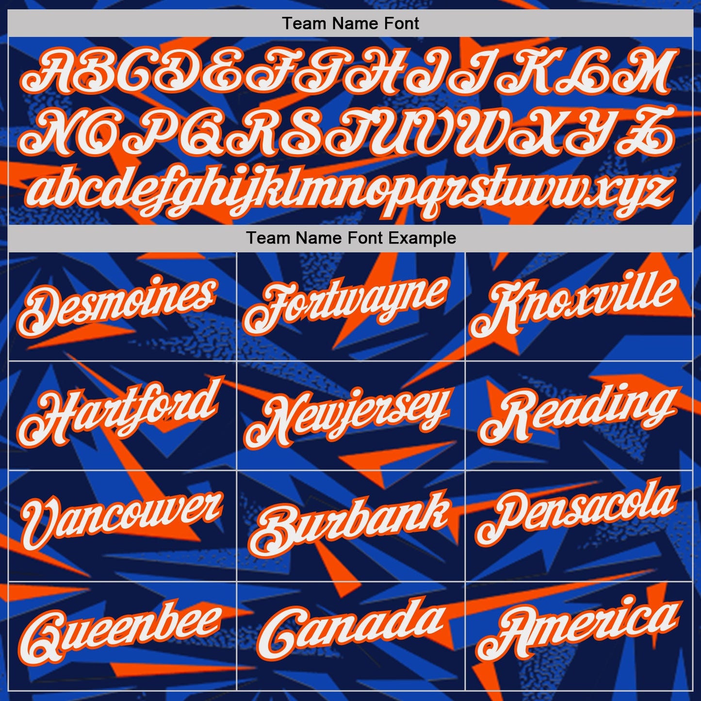 Custom Navy White Thunder Blue-Orange Cyber Mecha E-sport Geometric Shards Spike Performance Polo Shirt