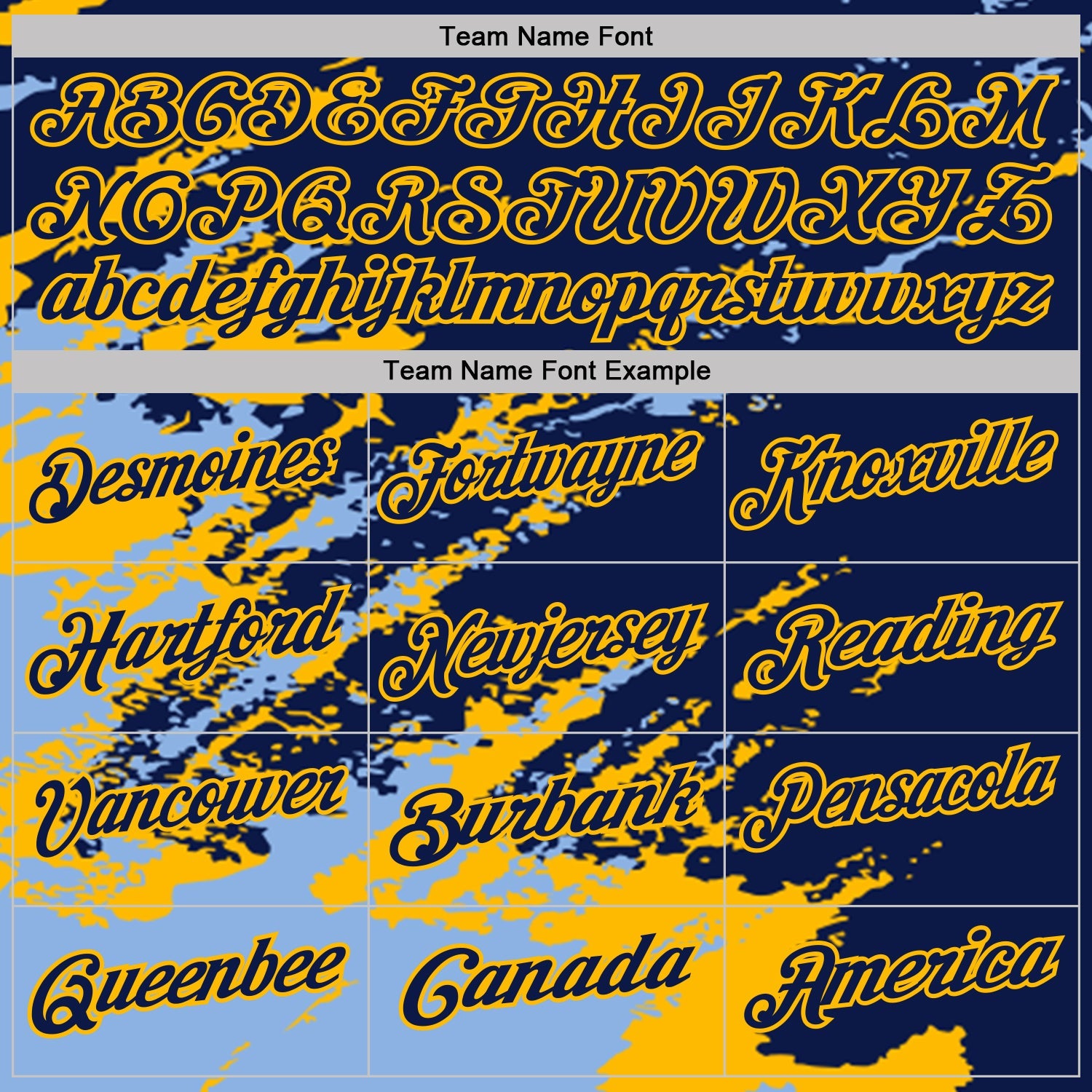 Custom Navy Light Blue-Gold Brush Stroke Shatter Splatter Performance Polo Shirt