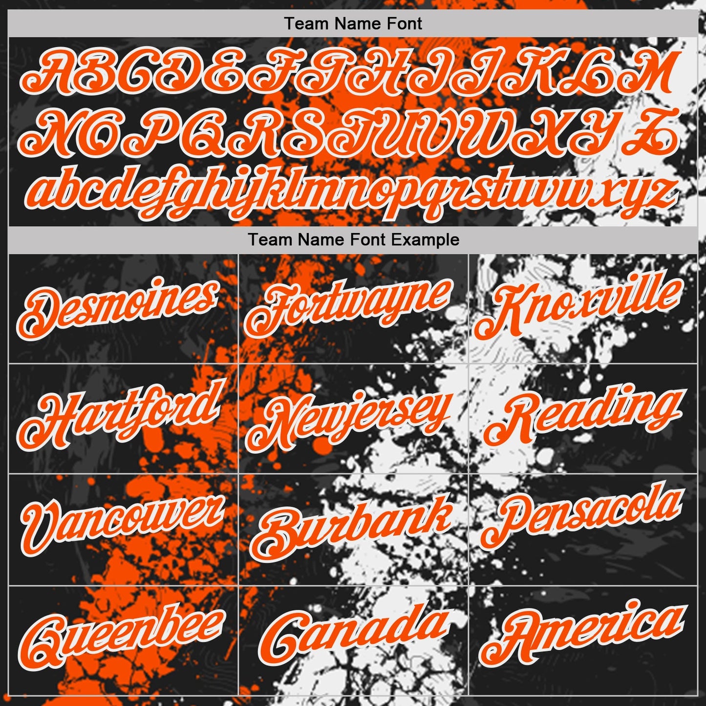 Custom Black Orange-White Dripping Splatter Cracked Texture Performance Polo Shirt