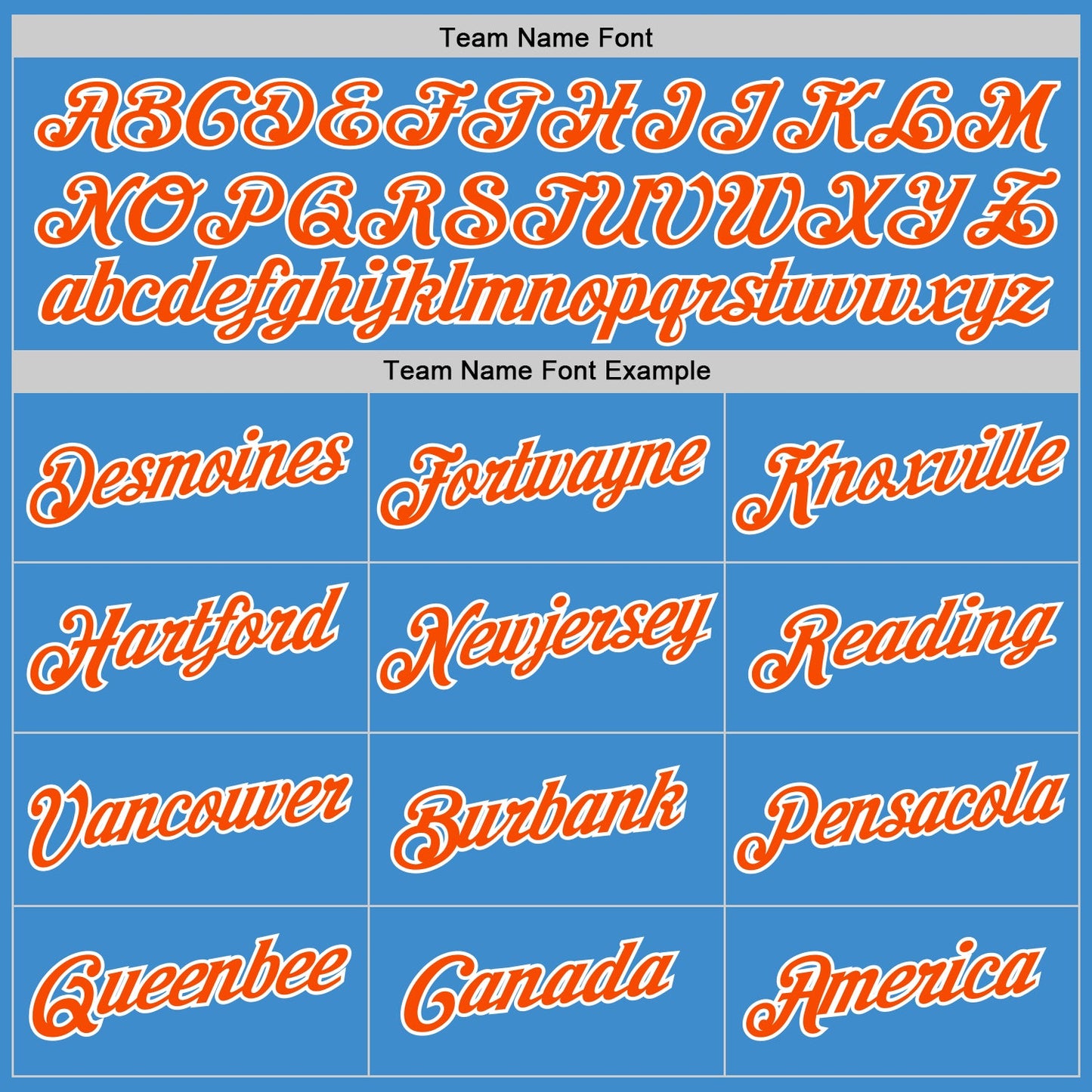 Custom Powder Blue Orange-White Performance T-Shirt