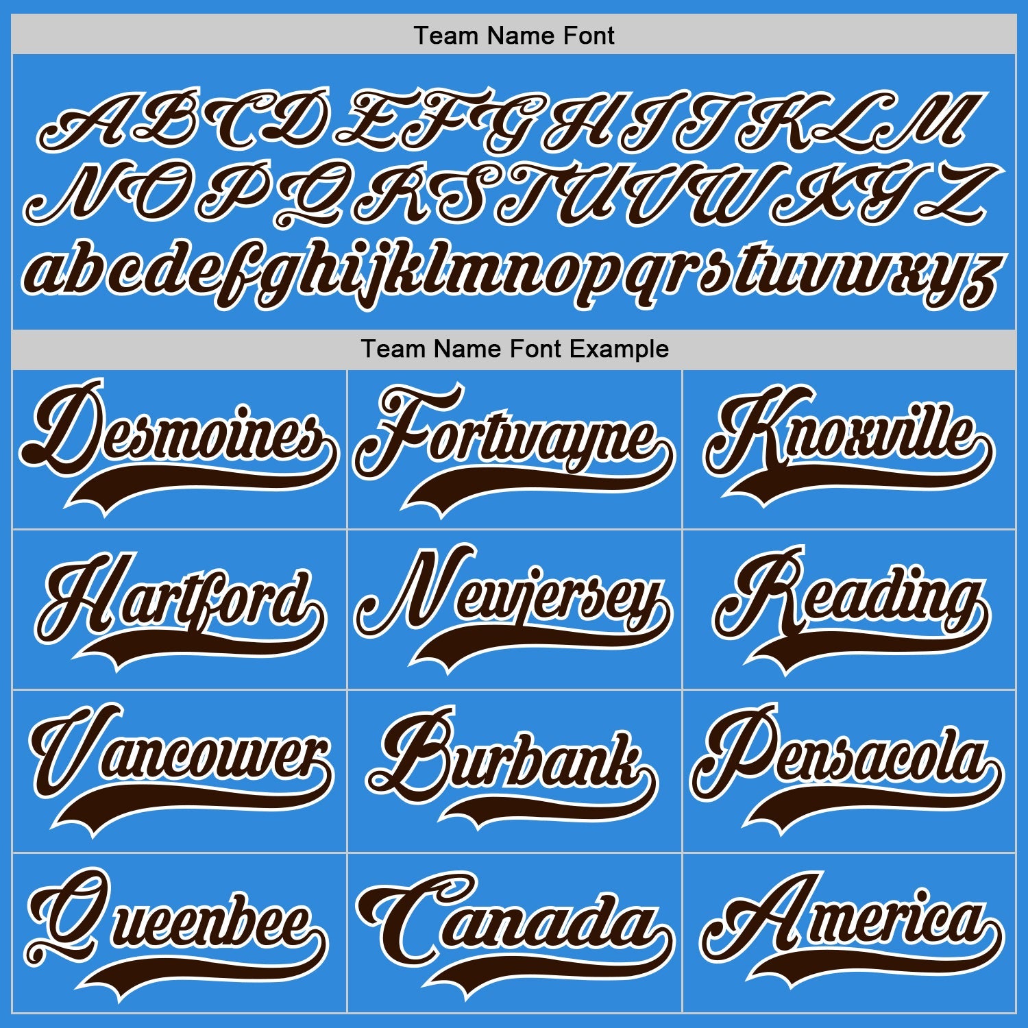 Custom Sky Blue Brown-White Hockey Lace Neck Jersey