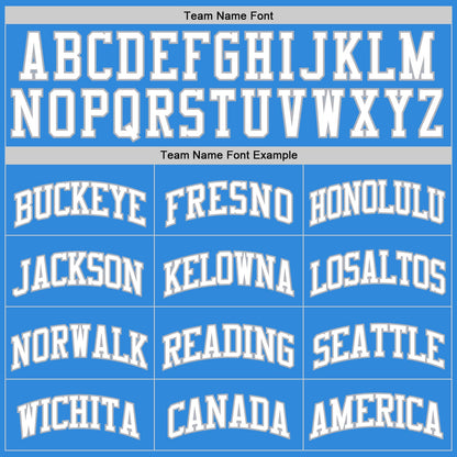 Custom Powder Blue White-Gray Authentic Basketball Jersey
