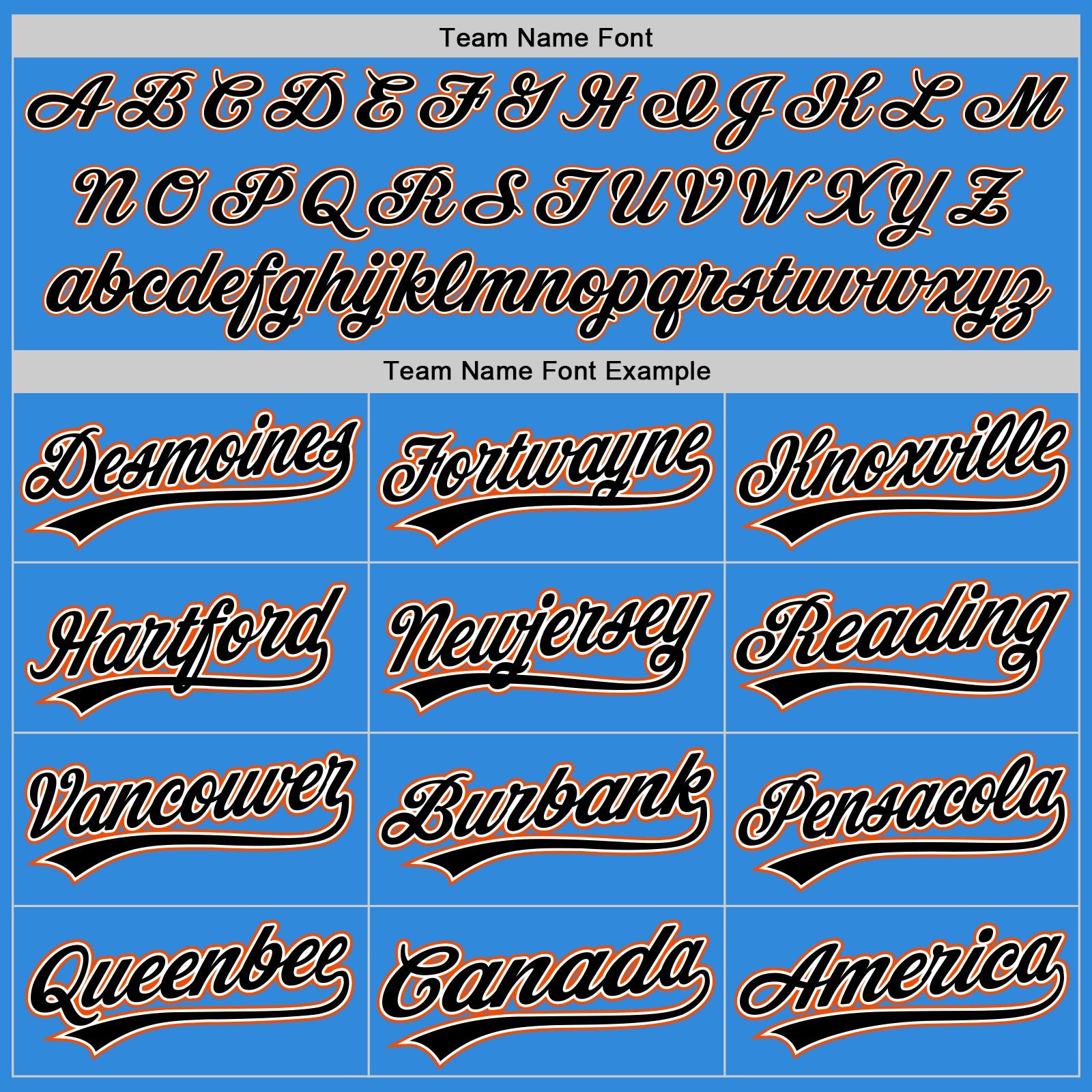 Custom Stitched Powder Blue Black Orange-White Baseball Pullover Sweatshirt Hoodie