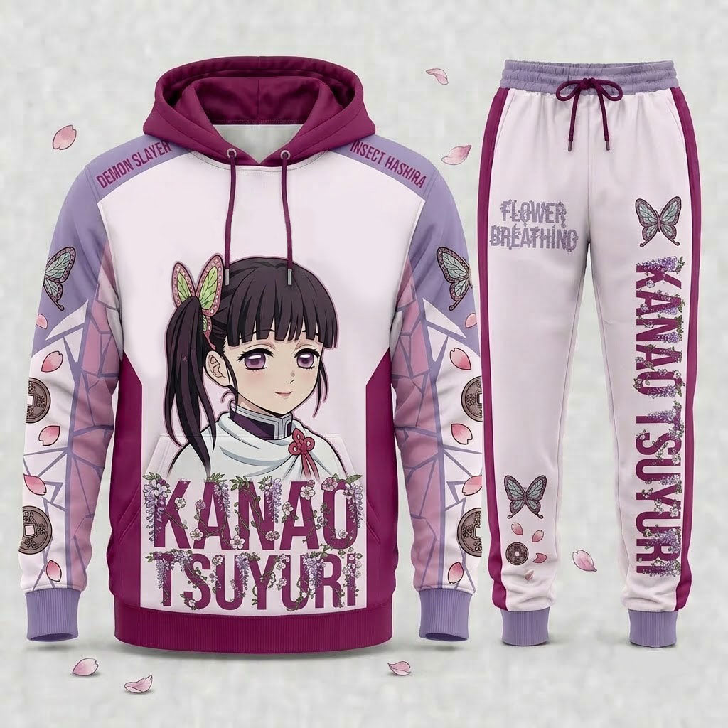 Limited Edition Demon Hunter Set | Anime Slayer Inspired Fan Hoodie & Sweatpants - Custom Fan Apparel Image 11