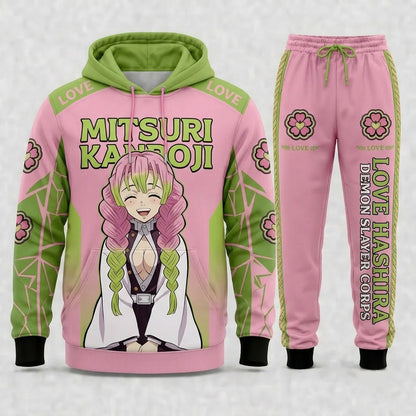 Limited Edition Demon Hunter Set | Anime Slayer Inspired Fan Hoodie & Sweatpants - Custom Fan Apparel Image 13