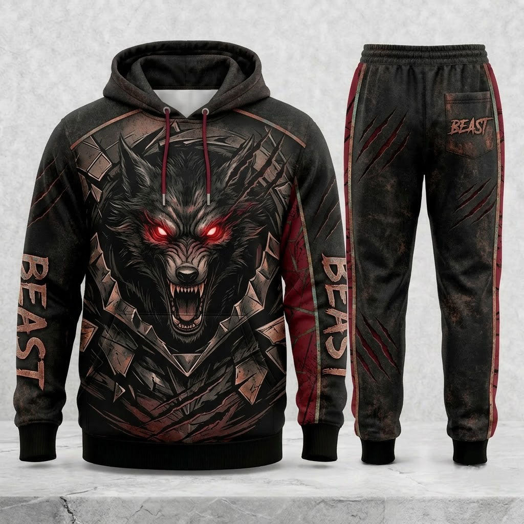Limited Edition Black Swordsman Fan Set — Hoodie & Sweatpant Set | Dark Fantasy Gift - Custom Fan Apparel Image 10