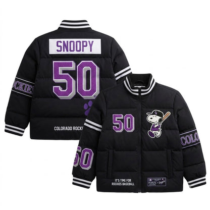 Sport Fan Stand-up Collar Down Jacket | All 30 Teams MLB Available - GIFTS FOR FAN