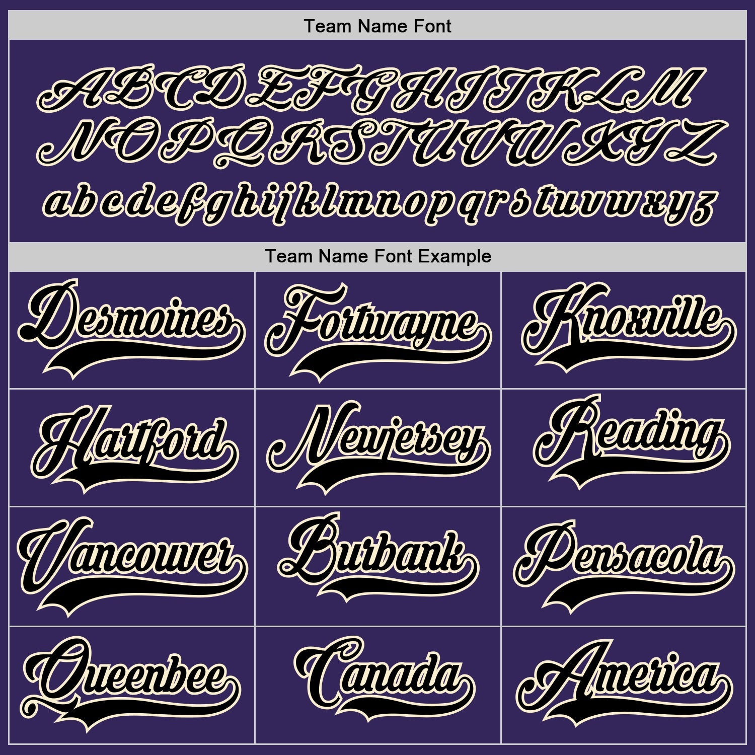 Custom Purple Black-Cream Hockey Jersey