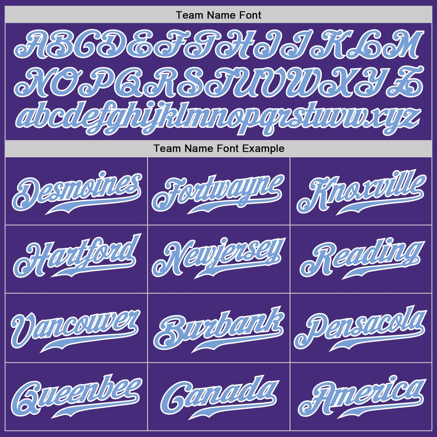 Custom Purple White Pinstripe Light Blue-White Authentic Baseball Jersey