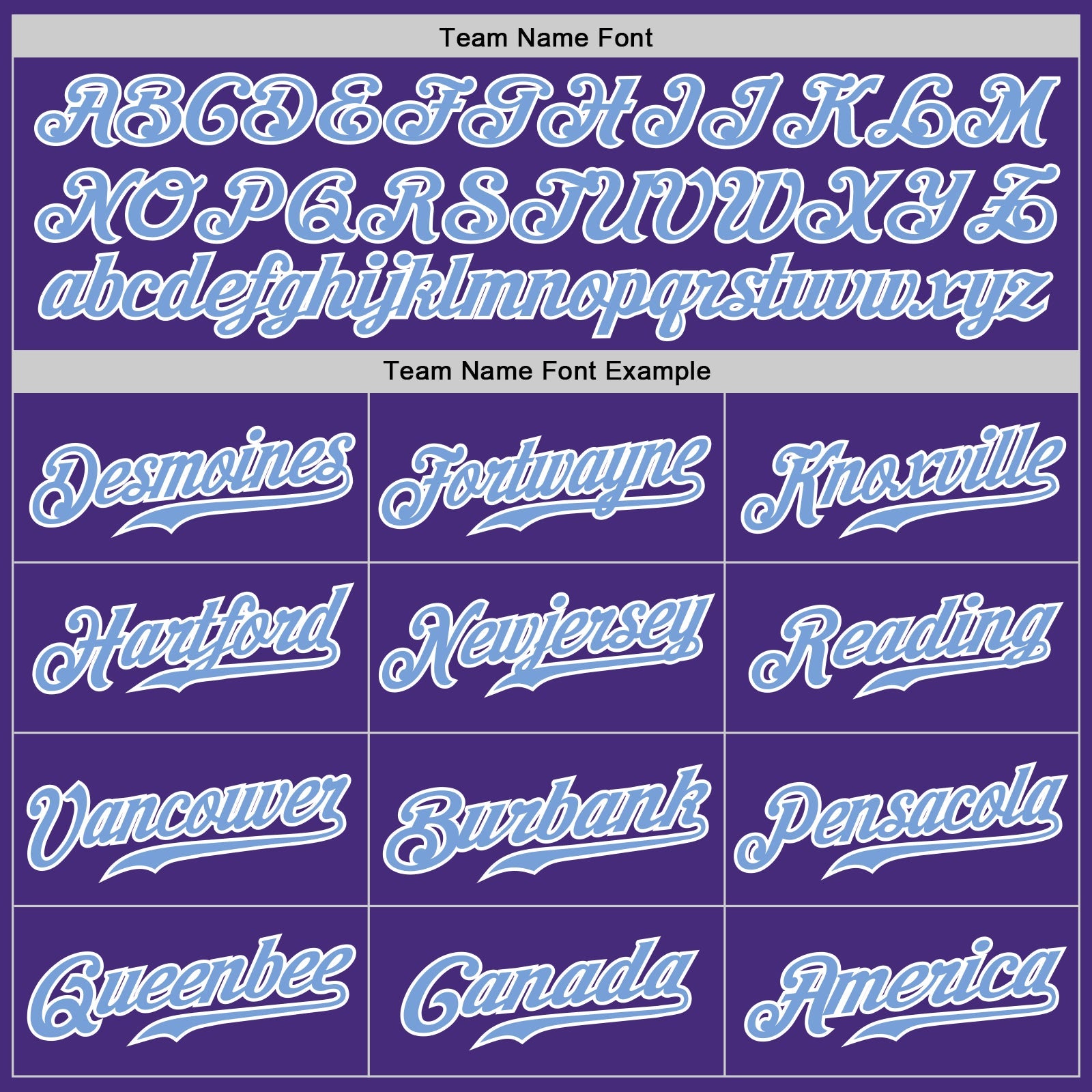 Custom Purple White Pinstripe Light Blue-White Authentic Baseball Jersey