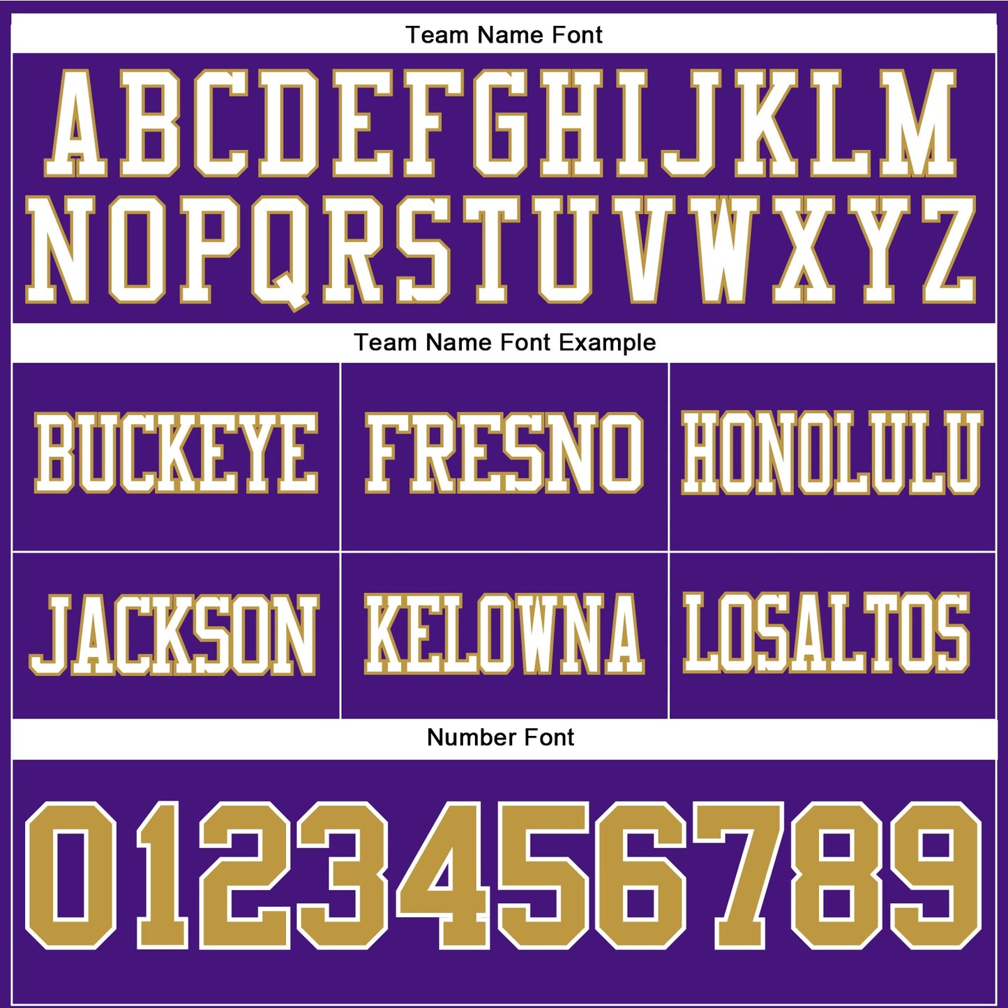Custom Purple Old Gold-White Authentic Football Jersey