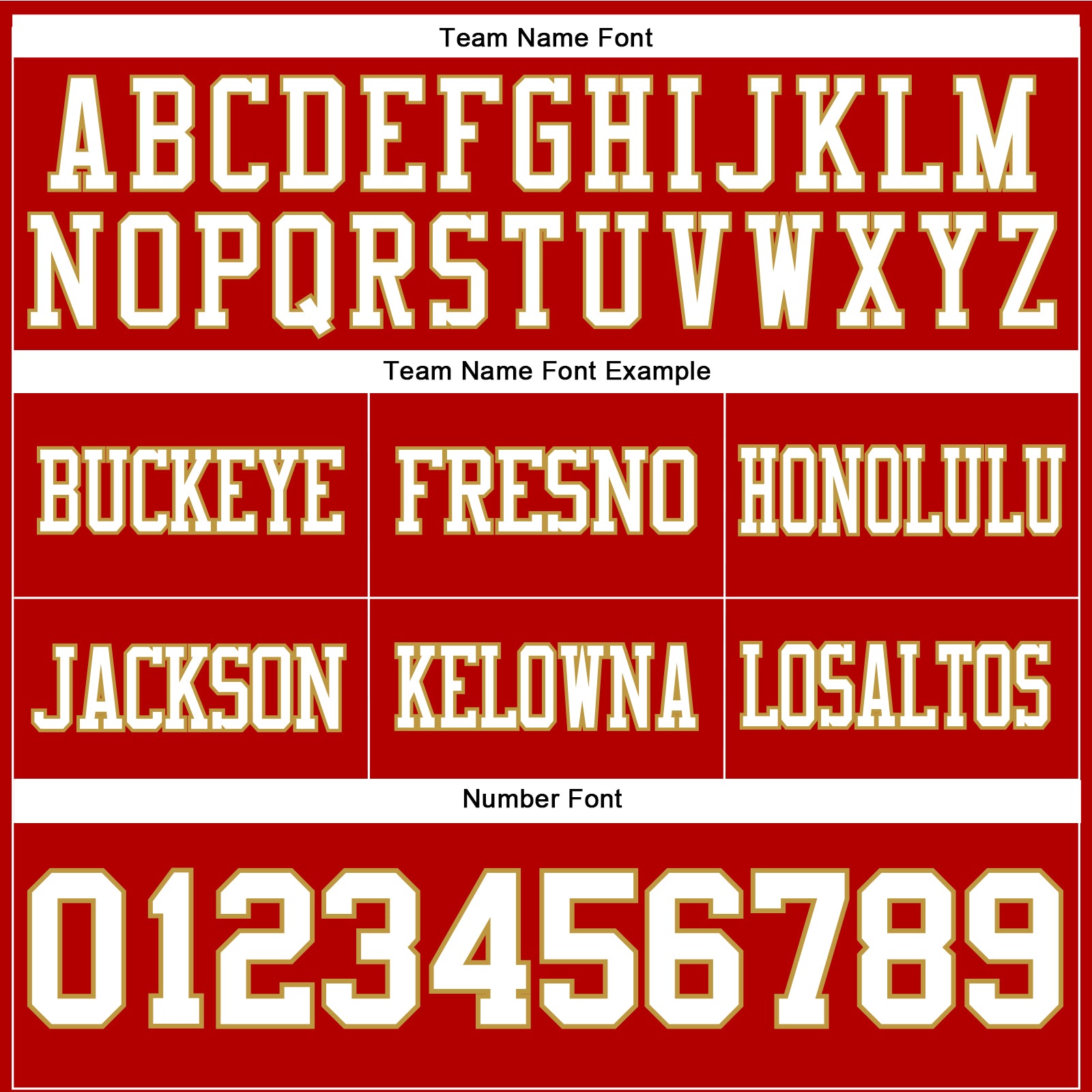 Custom Red White-Old Gold Authentic Football Jersey