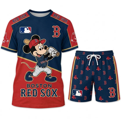 All 30 BASEBALL Teams Available-COMBO GIFTS FOR FAN | Sport Fan Set — T-Shirt + Shorts