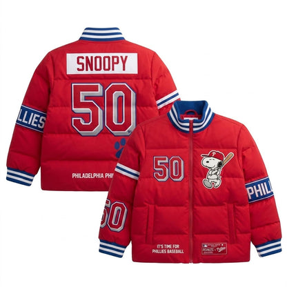 Sport Fan Stand-up Collar Down Jacket | All 30 Teams MLB Available - GIFTS FOR FAN