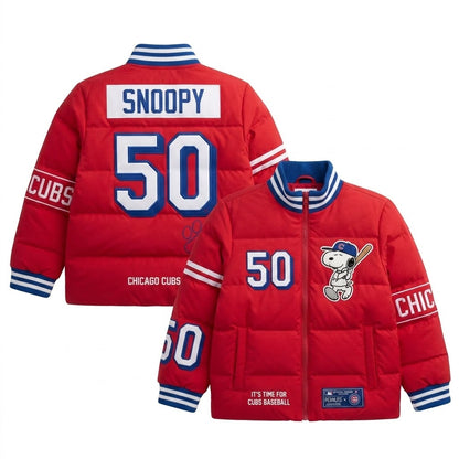 Sport Fan Stand-up Collar Down Jacket | All 30 Teams MLB Available - GIFTS FOR FAN