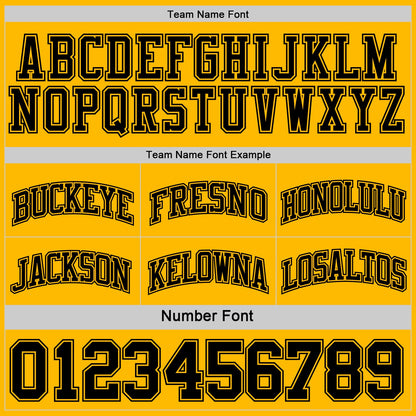 Custom Reversible Black Gold Double Side Sublimation Basketball Set Jersey