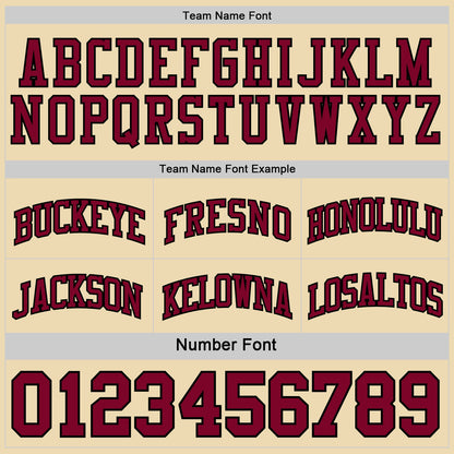 Custom Reversible Black Maroon-Cream Double Side Sublimation Basketball Set Jersey
