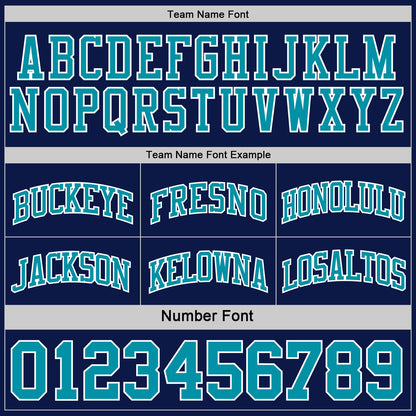 Custom Navy Teal-White Reversible Double Side Sublimation Basketball Set Jersey