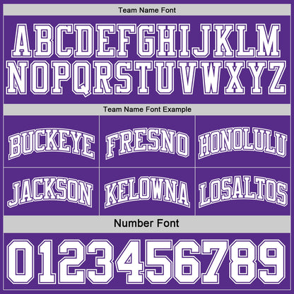 Custom Purple White Reversible Double Side Sublimation Basketball Set Jersey