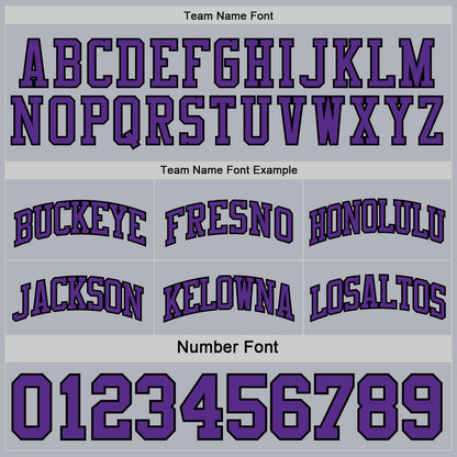 Custom Purple Black-Gray Reversible Double Side Sublimation Basketball Set Jersey