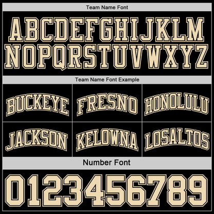 Custom Reversible Black Cream Double Side Sublimation Basketball Set Jersey