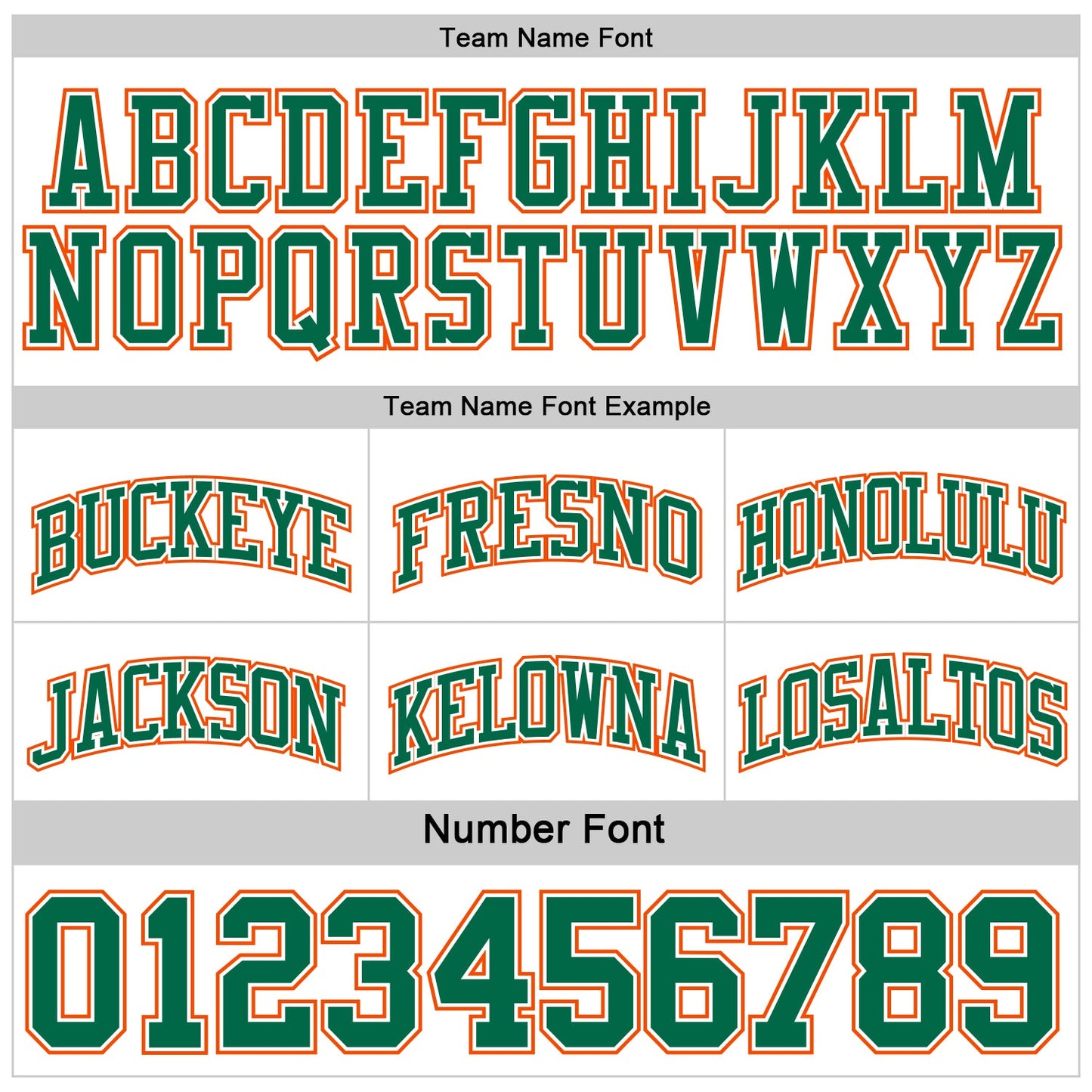 Custom Reversible Kelly Green White-Orange Double Side Sublimation Basketball Set Jersey