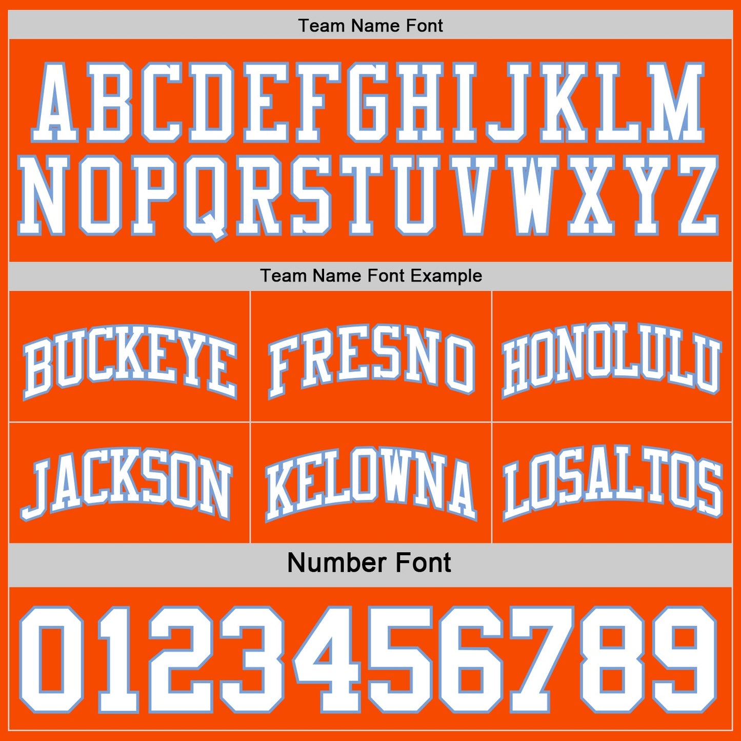 Custom Reversible Orange White-Light Blue Double Side Sublimation Basketball Set Jersey