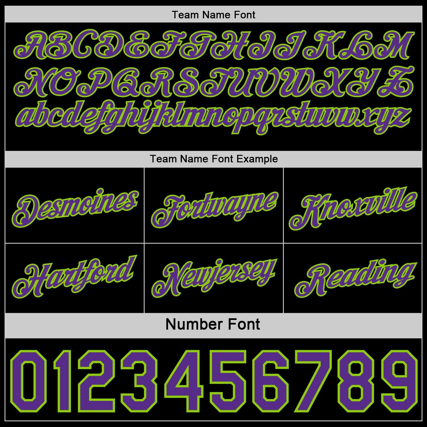 Custom Reversible Black Purple-Neon Green Double Side Star Sublimation Basketball Set Jersey