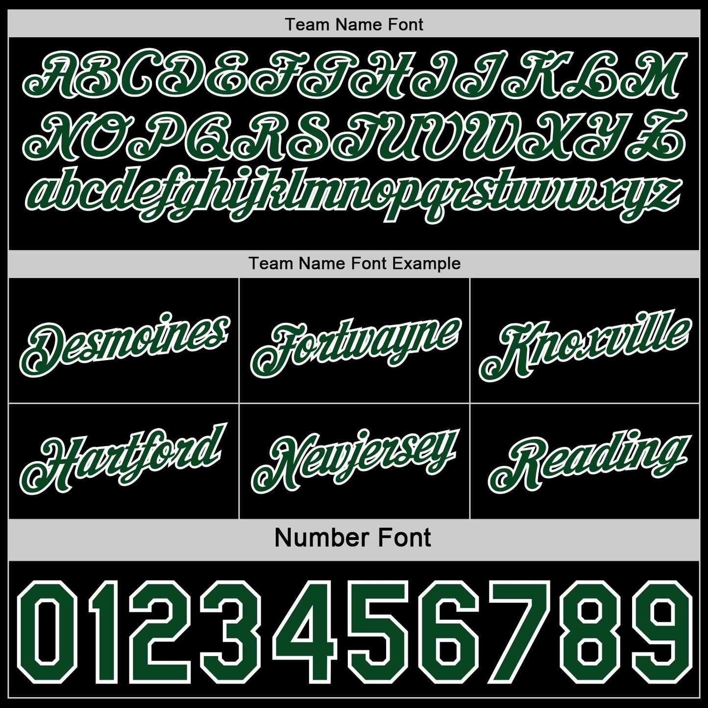 Custom Reversible Black Green-White Double Side Star Sublimation Basketball Set Jersey