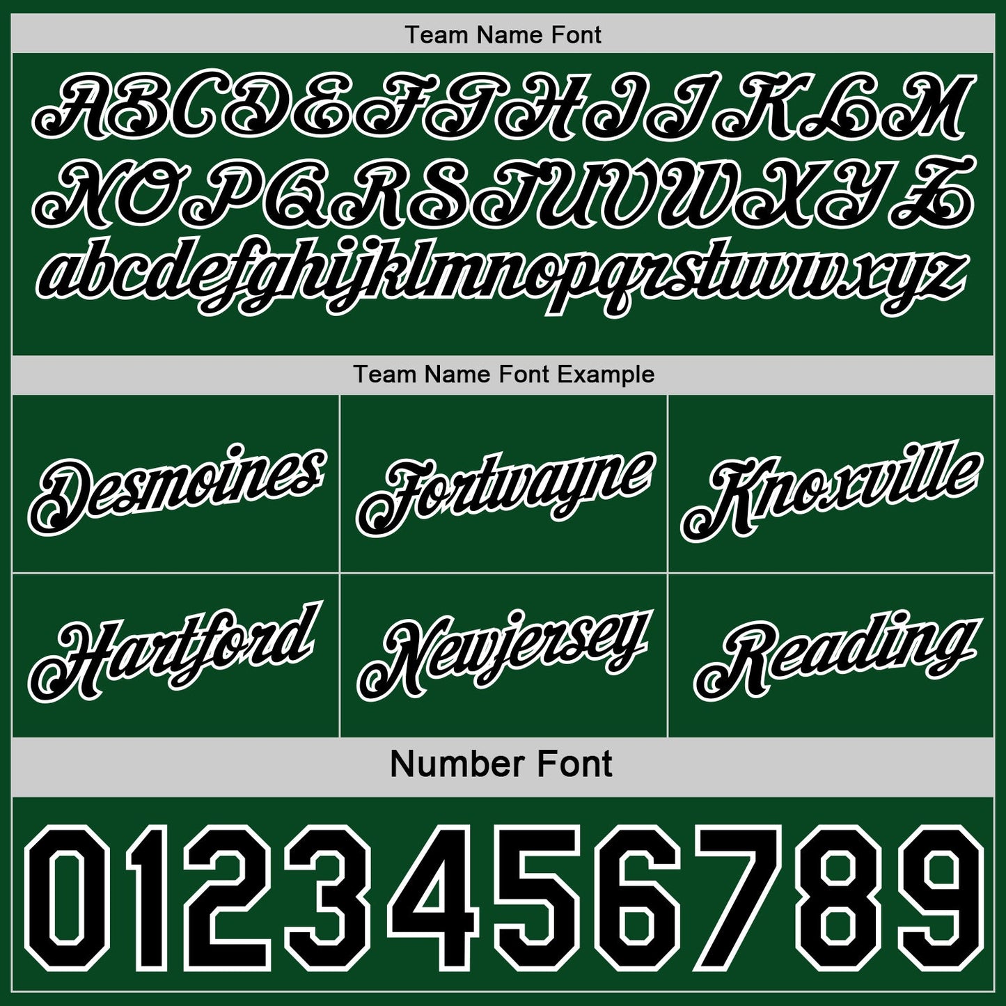 Custom Reversible Black Green-White Double Side Star Sublimation Basketball Set Jersey