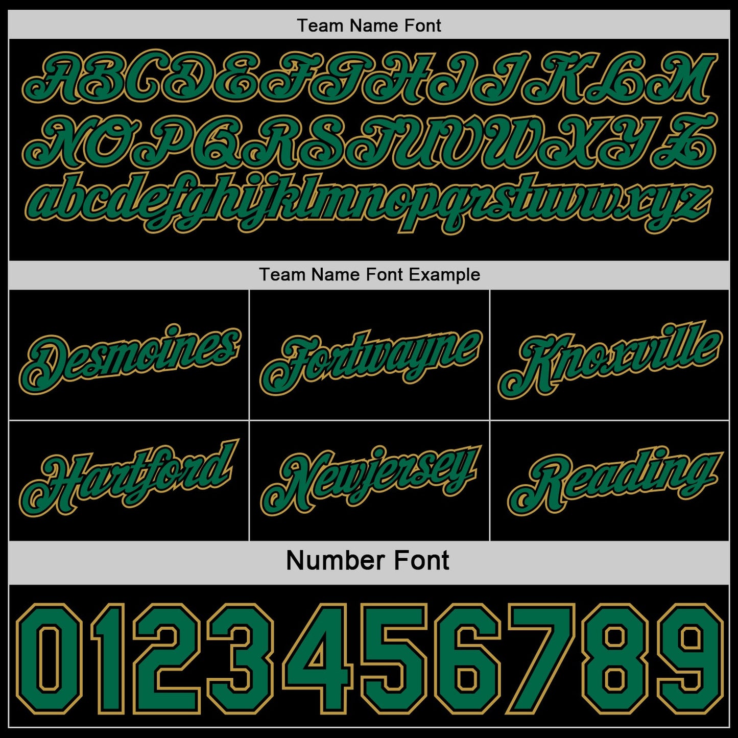 Custom Reversible Black Kelly Green-Old Gold Double Side Star Sublimation Basketball Set Jersey