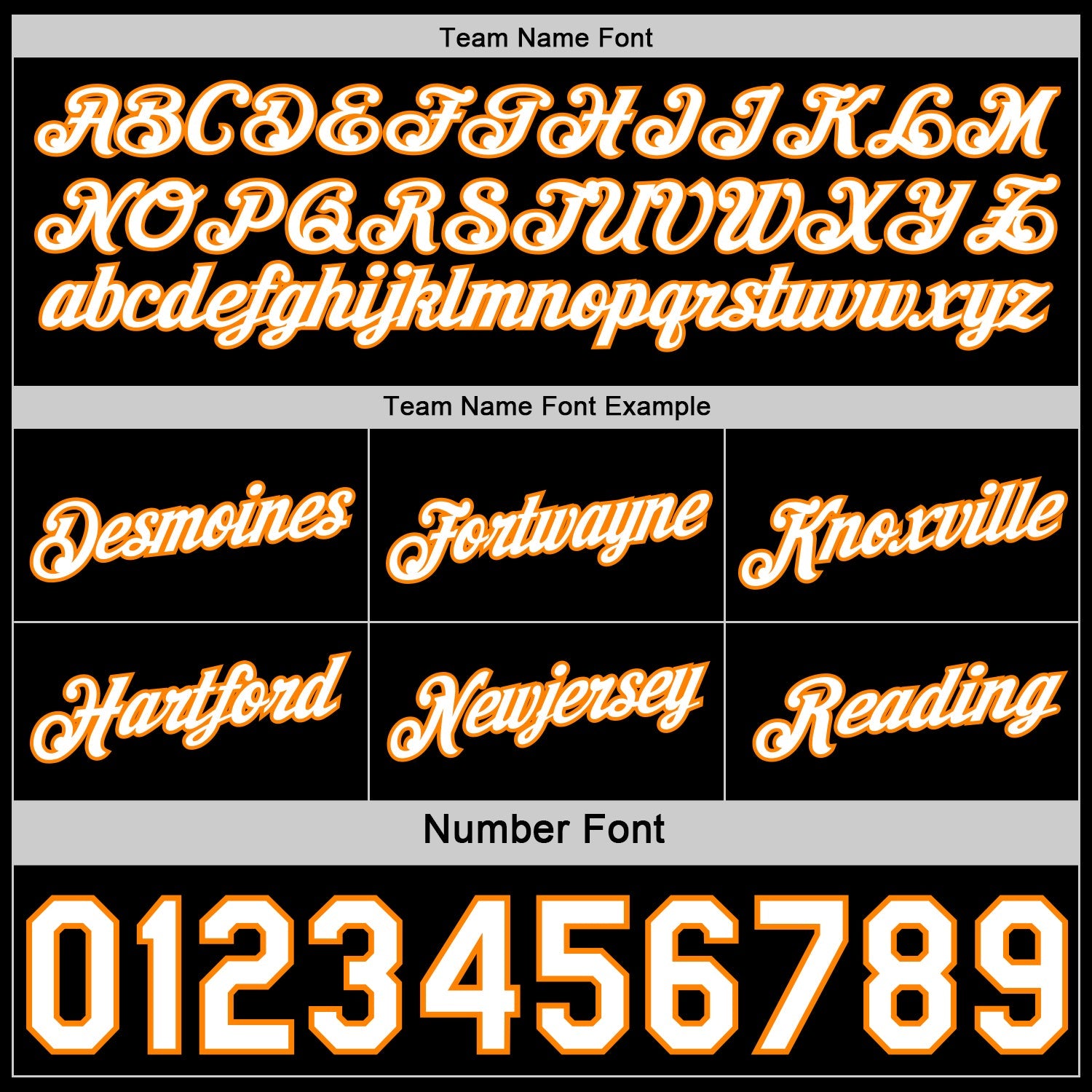 Custom Reversible Black White-Bay Orange Double Side Star Sublimation Basketball Set Jersey