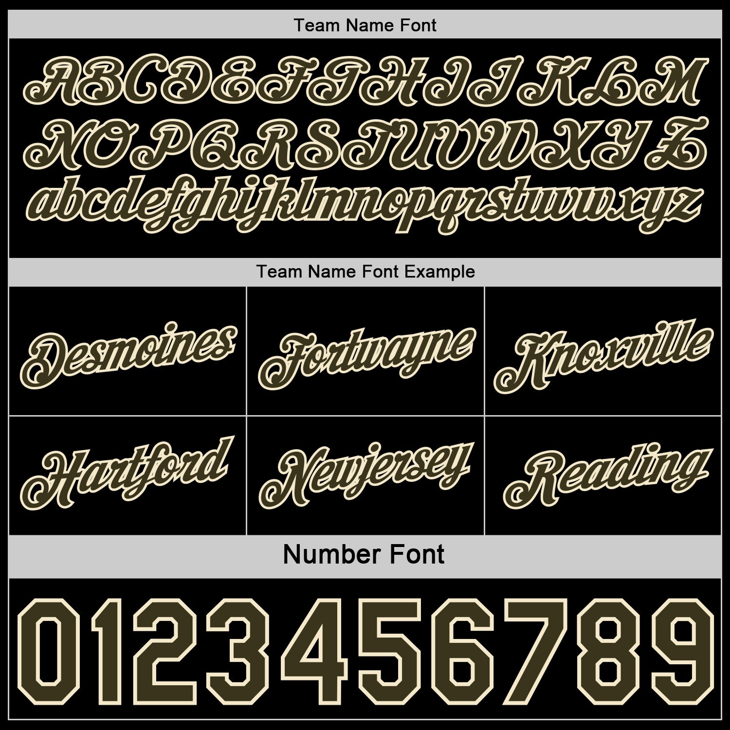 Custom Reversible Black Olive-Cream Double Side Star Sublimation Basketball Set Jersey
