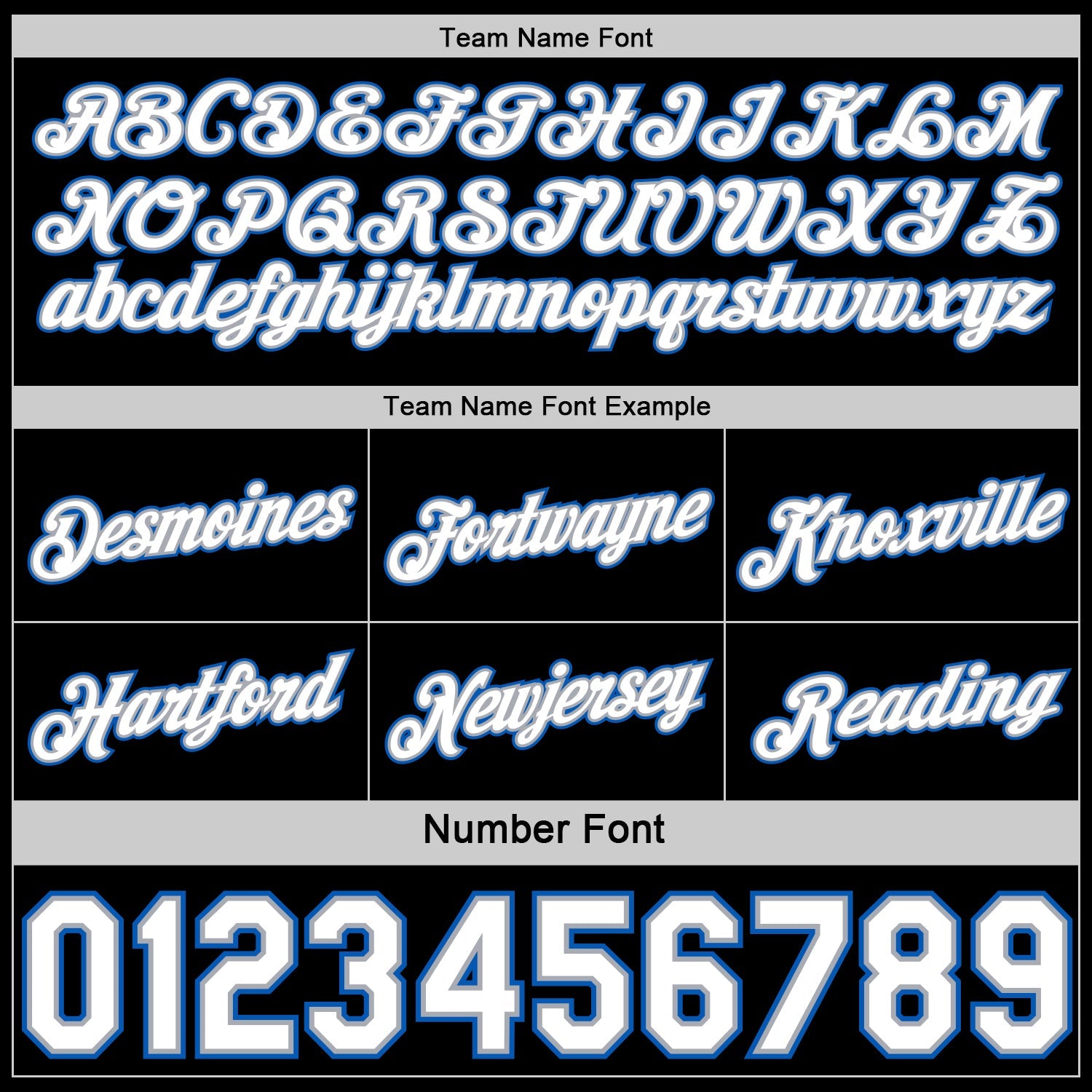 Custom Reversible Black White-Blue Double Side Star Sublimation Basketball Set Jersey