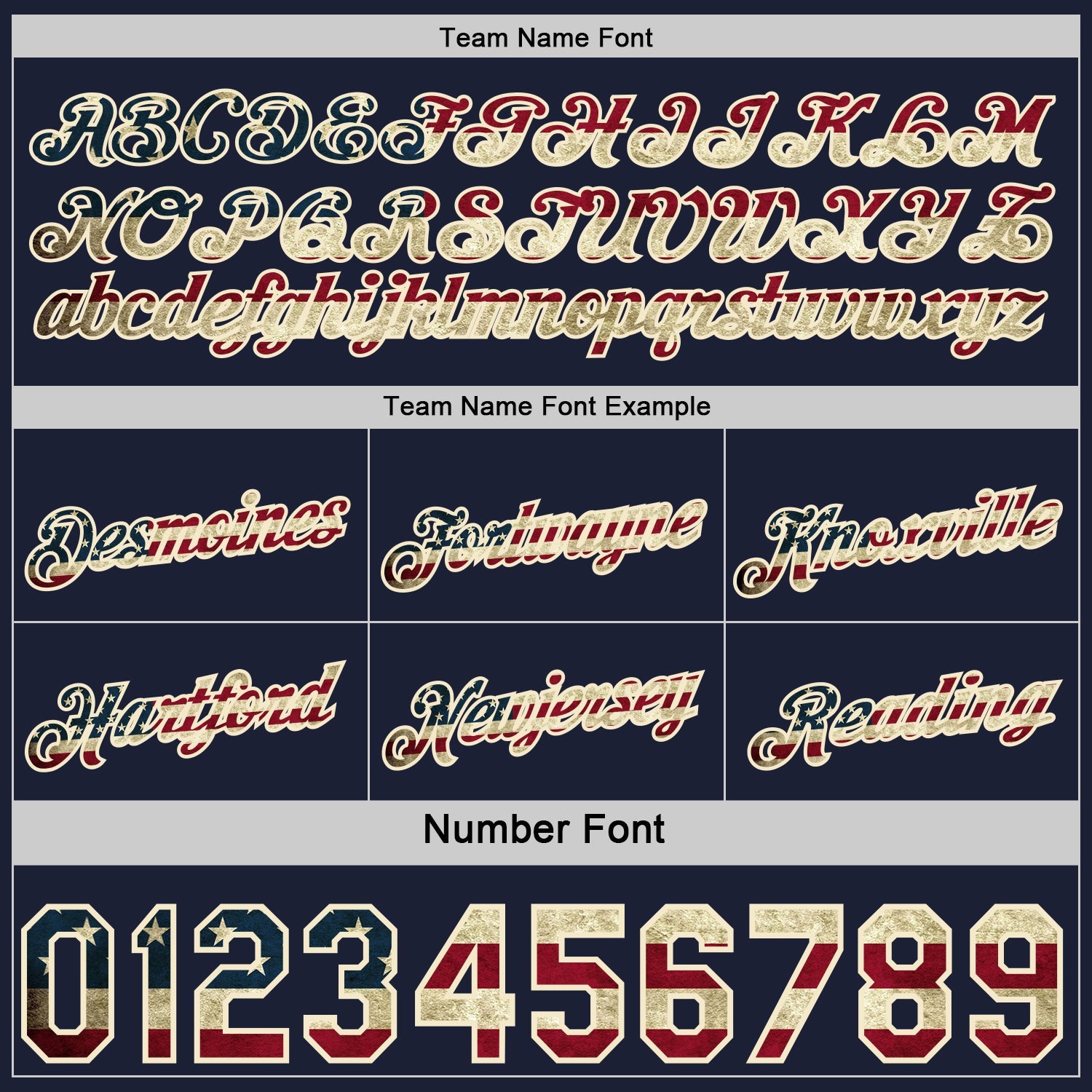 Custom Reversible Navy Vintage USA Flag-Cream Double Side Star Sublimation Basketball Set Jersey