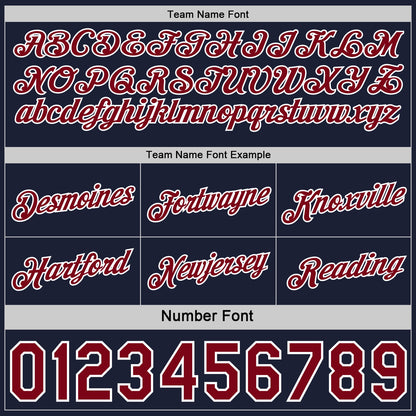 Custom Reversible Navy Crimson-White Double Side Star Sublimation Basketball Set Jersey
