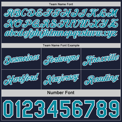 Custom Reversible Navy Teal-White Double Side Star Sublimation Basketball Set Jersey