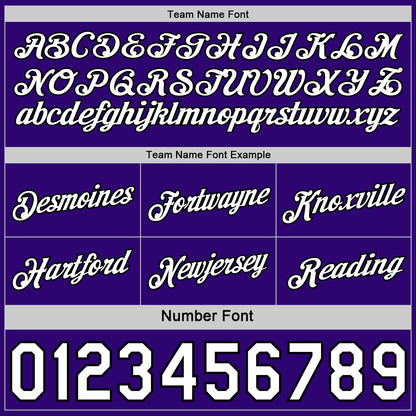 Custom Reversible Purple White-Black Double Side Star Sublimation Basketball Set Jersey