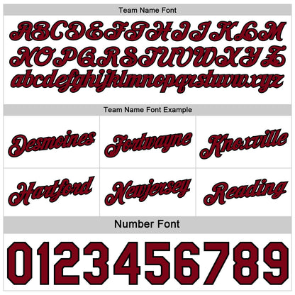Custom Reversible Crimson Navy-White Double Side Star Sublimation Basketball Set Jersey